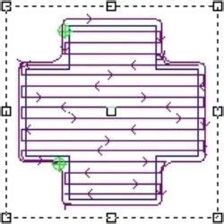 Hatch and Island Fill Toolpaths .